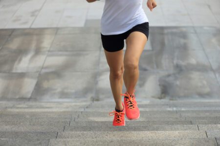 Stair running exercise