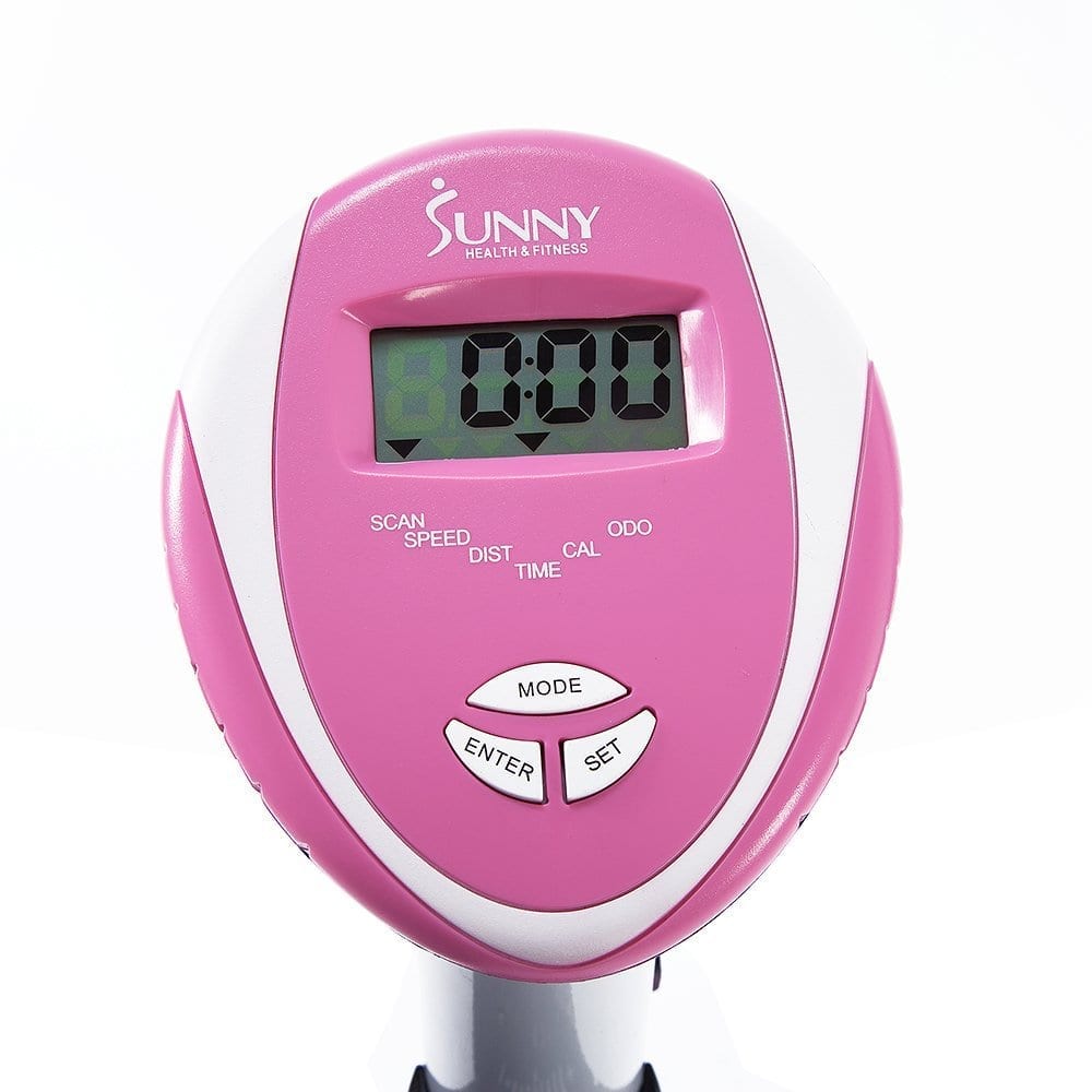 Sunny Health and Fitness Pink Elliptical Trainer Review