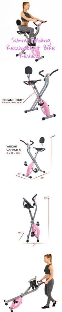 Sunny Health and Fitness Recumbent Bike