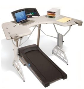 Get Fit While You Work At Your Trekdesk Treadmill Desk