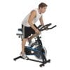 exerpeutic lx7 indoor cycling exercise bike with computer and heart pulse sensors