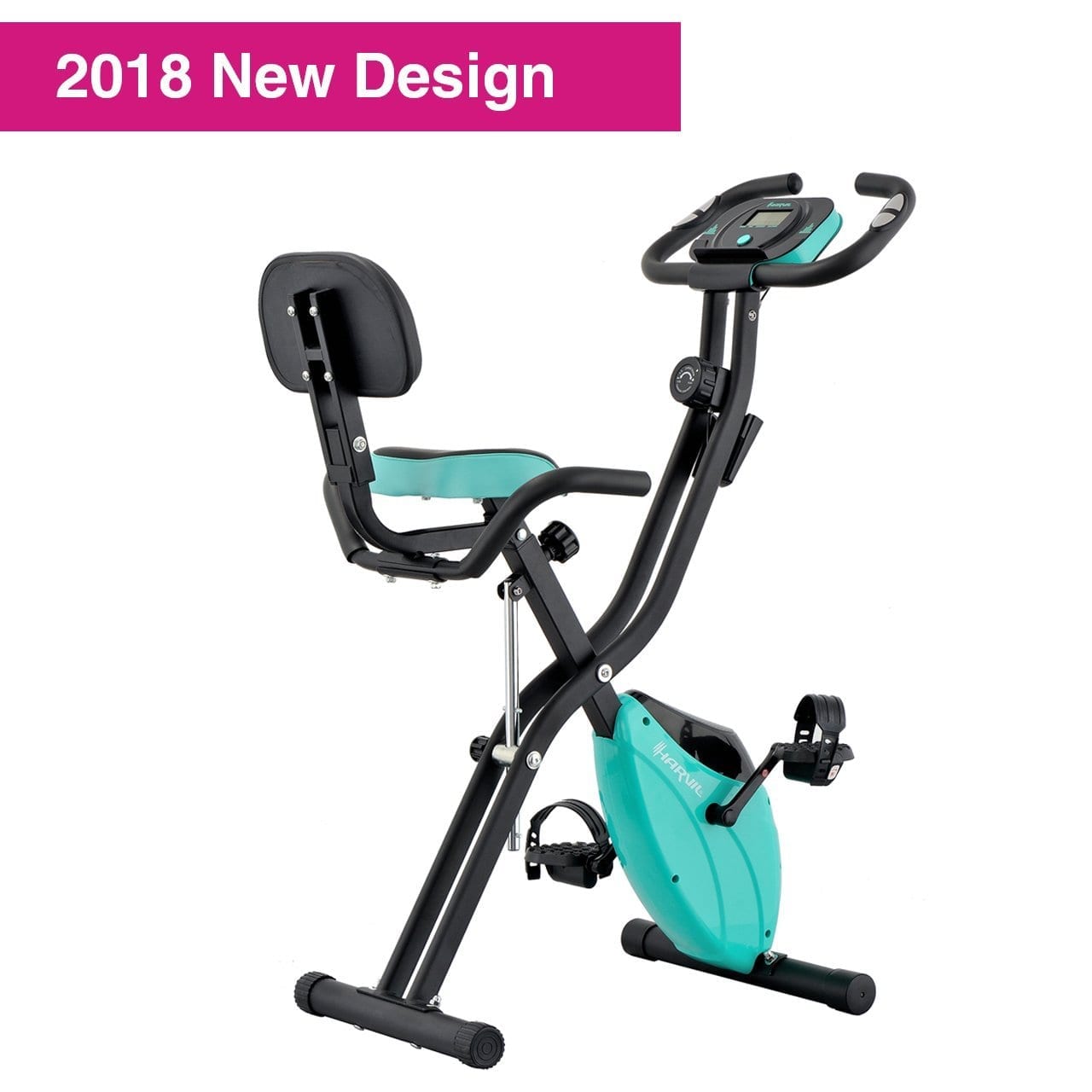 Harvil Foldable Magnetic Exercise Bike 