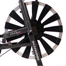 Air bike flywheel