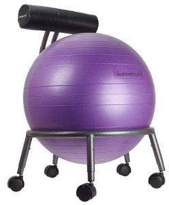 Isokinetics Inc. Brand Adjustable Fitness Ball Chair