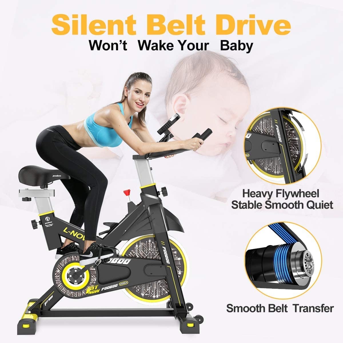 Pooboo spin bike reviews 2025