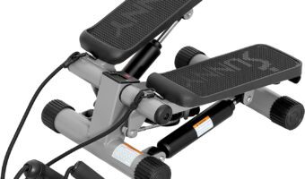 Sunny Health & Fitness Mini Stepper with Resistance Bands