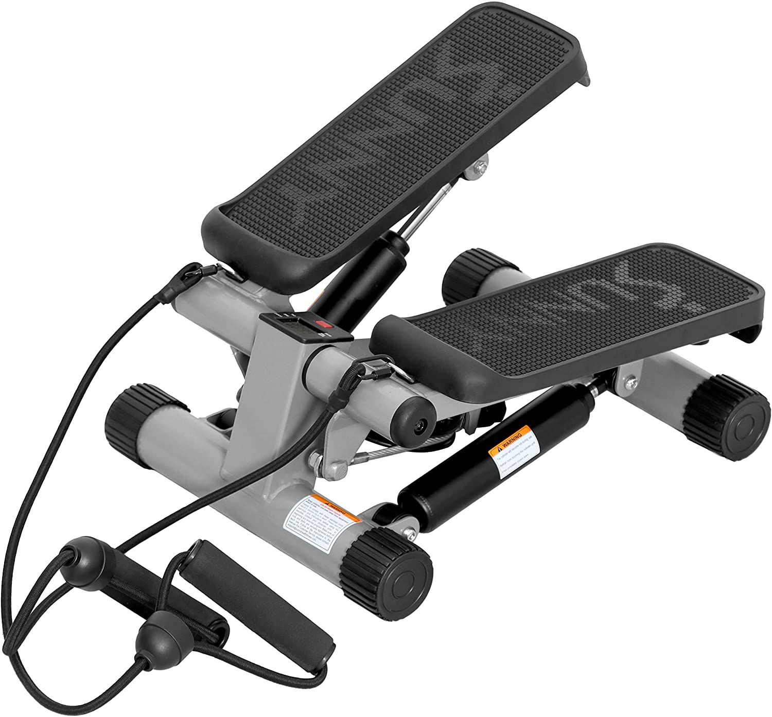sunny health & fitness mini stepper with resistance bands