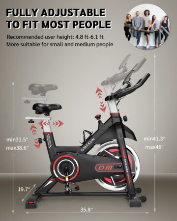 DMASUN Exercise Bike dimensions